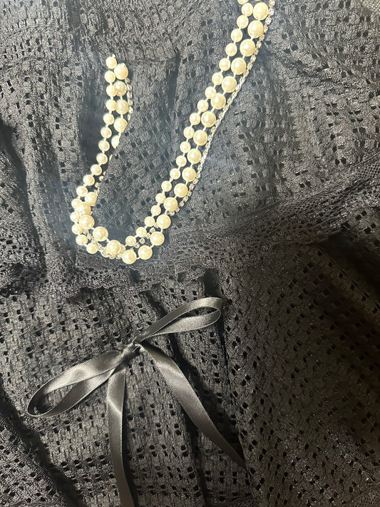 Pearls and Bows skirt